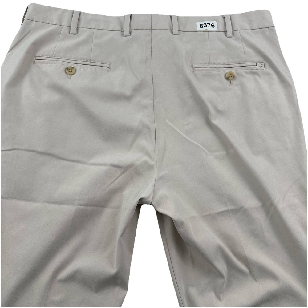 Peter Millar Raleigh Performance Pants Mens 35x32 Tan Golf Chino EB77 Trousers